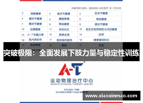 突破极限：全面发展下肢力量与稳定性训练